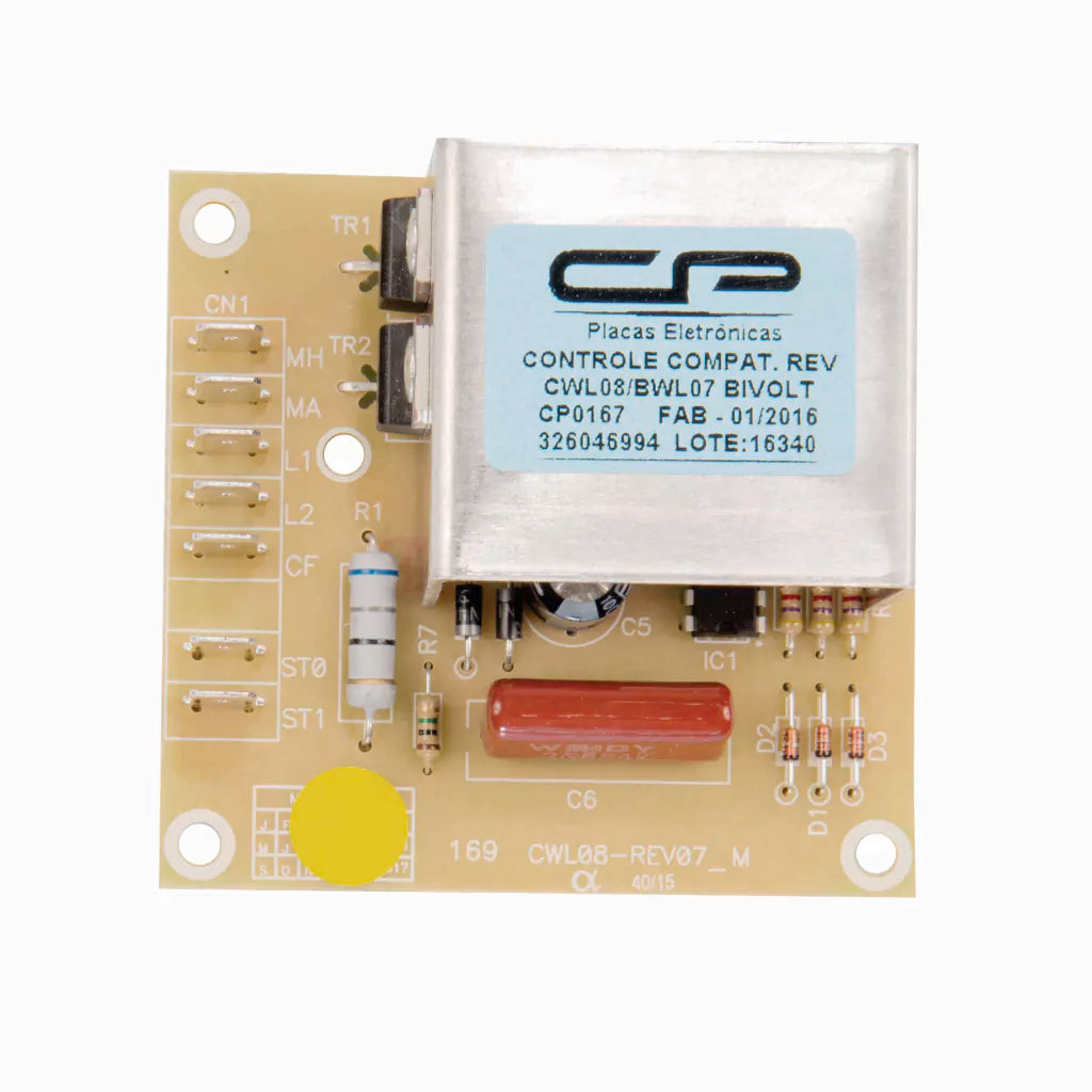 Placa controladora digital controle reversão CWL08/ BWL07 bivolt CP 3620167